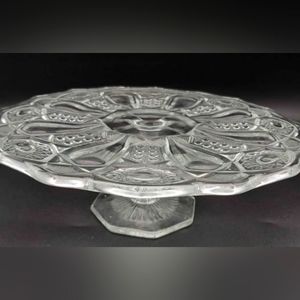 L.E. Smith Quintec cake stand